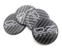 Générique 4 Pièces Cache Moyeux Compatible avec OZ Racing 55 MM 62 MM, Capuchons de Moyeu de Roue Voiture, Couvercle de Moyeu Central de Jante Étanche Anti-poussière Cache-moyeux,55mm,55mm-Normal