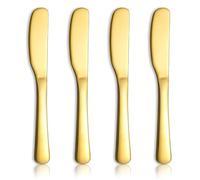 Générique 4 Pièces couteau à Beurre en Acier Inoxydable, Couteau D'application au Beurres, Couteaux épandeur de Beurre Pour la Cuisine Restaurant Party, Gadgets de Cuisine