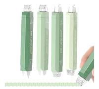 Générique 4 Pieces Double Sided Tape Pens, Press Glue Pen, Retractable White Out Correction Tape,Features Portable Stationery Tool,Quick Dry,for Scrapbooking Card DIY Accessories