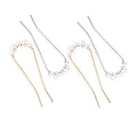 Générique 4 Pièces Épingle À Cheveux En Forme De U Grandes Pinces À Cheveux Pierres Précieuses Pour Cheveux Fourchette À Cheveux Diapositives De Peigne À Cheveux Pour Femmes Épingles À