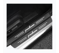 Générique 4 Pièces Fibre Carbone Protection Seuil Voiture Autocollant pour Nissan Pulsar Protecteur De Bord Contre Les Rayures Protection Accessoires,Pulsar 2