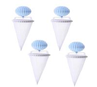 Générique 4 Pièces Filtre Flottant pour Machine à Laver Récupérateur de Peluches et Poils Animaux Panier Filtrant Réutilisable pour Lessive Compatible Lave Linge Entretien Facile