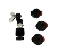 Générique 4 Pièces Hi Hat Cymbal Clutch Accessoires de Remplacement pour Batterie Pince de Fixation Robuste pour Percussions Jazz Pièce Adaptée à Toutes Configu, Noir