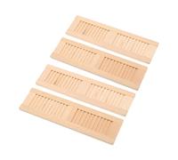 Générique 4 Pièces Miniature pour Maison de Poupées Modèles de Fenêtres et Stores Miniatures Accessoires de Jeu Éducatif