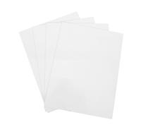 Générique 4 Pièces Plaque en Aluminium pour Sublimation, Panneau Métallique Vierge Double Face, Blanc, Léger, Résistant la Corrosion Intempéries, pour Projets Créatifs et Signalétique