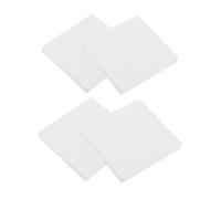 Générique 4 Pièces Plaque Murale Blanche Vierge Plastique sans Vis Cache Prise Électrique Sécurisé et Discret pour Installation Facile la Maison
