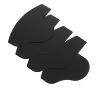Générique 4 Pièces Racine Des Cheveux Pochoir De Modèle De Délié Guide De La Tondeuse à Barbe Carte De Conception De Cheveux Conseil D'optimisation De La Barbe De L'homme Black Pvc