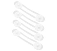 Générique 4 Pièces Serrure De Tiroir Anti-Pincement Mini Serrures De Cuisine Pour Enfants Poignée De Porte À L'Épreuve Des Enfants Pour Tout-Petits Couvercles De Bouton De Porte À L'Épreuve