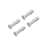 Générique 4 Pièces Tendeur Cable INOX pour Cable Acier 4mm-10mm, Terminal pour Fil INOX Métallique Terminal À Vis pour Rampe De Câble D'escalier(8mm)