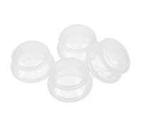 Générique 4 Pièces Transparent Silicone Facial Cupping Set High Visibility Vacuum Massage Cups For Face And Body Therapy Enhancing Circulation And Skin Care