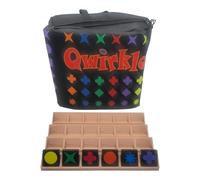 Générique 4 Supports pour jetons pour qwirkle Voyage (Marron)