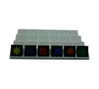 Générique 4 Supports pour jetons qwirkle 32x32 (Blanc)