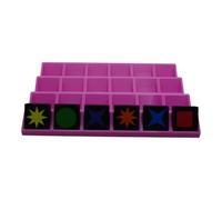 Générique 4 Supports pour jetons qwirkle 32x32 (Rose)