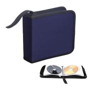 Générique 40 Disc Car CD Storage Bag Oxford Cloth Car CD Storage Bag Keep CDs Safe and Organized for Music Lovers (Blue)