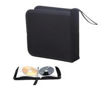 Générique 40 Disc Car CD Storage Bag Oxford Cloth Car CD Storage Bag Keep CDs Safe and Organized for Music Lovers (Black)