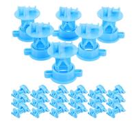 Générique 40 Isolateurs de Fil de Clôture Électrique Soi-Même Isolateurs de Poteaux Portables pour Clôture Bovine Accessoires Agricoles Solide pour Système D’Alarme Haute Tension Lot de