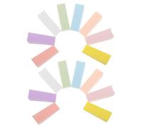 Générique 40 Pièces Bloc Éponge Pour Nail Art Brillant à Lèvres En Vrac De Truc Verts Outils De Conception D'ongles Mini Éponge Brillant à Lèvres Multicolore Fil De Cire Tressé