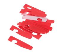 Générique 40 Pièces Patins Adhésifs pour Pied Presseur de Surjeteuse Coussinets Plastique Résistants pour Machine à Coudre Overlock Protection Anti-dérapante et Remplacement Précis pour