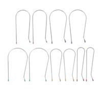 Générique 40 Pièces Pinces de Rechange en Acier Inoxydable pour Bigoudis Chauffants, Clips à Cheveux Résistants la Chaleur, Assortiment 5 Tailles, Accessoires Coiffure pour Rouleaux