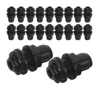 Générique 40 Pièces Raccord D’irrigation Rapide 1/4 Pouce, Plastique | Assemblage sans Outil, Résistance la Pression, Mobilité Facile, pour Système D’arrosage Goutte à Goutte