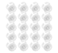 Générique 400 pièces Lot de Anneaux Plastiques pour Colle à Cils et Pigments Bagues Adhésives Confortables et Sécurisées pour Extensions de Cils Palettes Maquillage et Tatouage