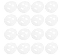 Générique 400 Pièces Masque Visage en Coton Blanc Design Visage Fantôme Optimise L'absorption et Verrouille L'essence à Domicile