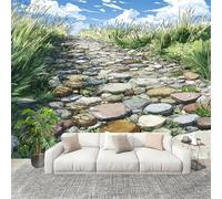 Générique 400x280 cm Seamless Join Easy Install Papier Peint Photo Paysages D'Anime Durable Waterproof Removable Mural 200x140 Cm Vert Papier Peint Anti-Stain Fresque Murale Grande