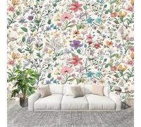 Générique 400x280 cm Seamless Join Easy Install Papier Peint Photo Style Pastoral Sauge ThèMe Durable Waterproof Removable Mural 200x140 Cm Coloré Papier Peint Anti-Stain Fresque Murale Grande