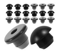 Générique 40pièces Bouchons Caoutchouc de Remplissage Huile pour Cric Hydraulique Ronds Têtes Plates Bouchons de Réservoir pour Réparation et Entretien de Cric Horizontal et Vertical