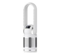 Générique 48 inch bladeless tower fan, equipped with LED display screen, digital control panel and timing function, white silver color
