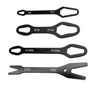 Générique 4PCS Double Head Self Tightening Wrench Set Adjustable 3-25mm Multi Use Hand Tool Kit, Multi Size Spanner for Auto Repair Mechanical Maintenance Home Use