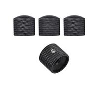 Générique 4pcs Ensemble de boutons dôme commande volume et tonalité en métal avec clé hexagonale intérieure pour guitare électrique basse