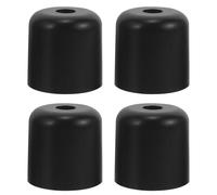 Générique 4pcs Pieds de Rechange pour Canapé en PP Noir Structure à Vis, Design Contemporain et Installation Facile, Pieds de Commode et Chaise Polyvalents, Adaptés pour Meubles,