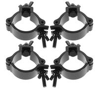 Générique 4pcs Pinces Métalliques O en Alliage D'aluminium pour Éclairage de Scène, Clips Stables et Faciles à Retirer, Support Robuste pour Lampes LED et Projecteurs