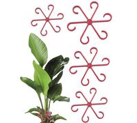Générique 4Pcs Plant Clips - Stem SupportFor Climbing Plants, Vine Fixer Stake Holder, Multi Size Garden Clip, Upright Grow Tool | Monstera Philodendron Alocasia Healthier Plant Accessory