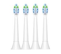 Générique 4pcs Têtes brosse, compatible avec Philips, 3100 4100 | 4300 5300 5500 6100 9000, HX6250 HX6530 HX6730 HX6930, 2 Series, 3 Series(4pcs White)
