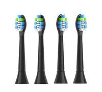 Générique 4pcs Têtes brosse, compatible avec Philips, 3100 4100 | 4300 5300 5500 6100 9000, HX6250 HX6530 HX6730 HX6930, 2 Series, 3 Series(4pcs Black)