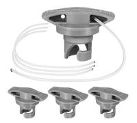 Générique 4pièces Bouchons de Valve Gonflable pour Kayak et Bateau Pneumatique Accessoires Durables et Étanches Remplacement Facile pour Bateaux Canoës et Radeaux Caoutchouc