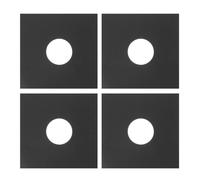 Générique 4pièces Lot de Pochettes de Protection Kraft Noir pour Disques Vinyles Résistantes et Durables pour Rangement et Protection des Albums Vinyles