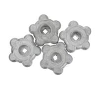 Générique 4pièces Poignée de Vanne pour Valves Coudées Poignée Manuelle et Facile à Installer Accessoire de Plomberie Pratique et Résistant