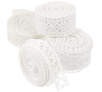 Générique 4rouleaux Rubans de Dentelle Soi-même Garniture Vintage pour Couture Décoration Robe et Emballage Cadeau Ruban Trimming DIY pour Artisanat et Accessoires