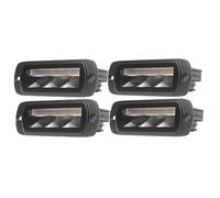 Générique 4x Feu Arrière 12V 24V LED Montage Encastré 5 Fonctions Stop Feu de Position Clignotant Feu de Recul Feu Sroboscopique pour Camion Remorque Fourgon Agricole IP67 IP69K R65 R148 EMC R10