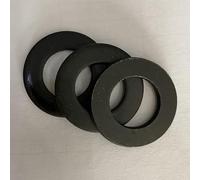 Générique 5/10/25/50/100 M1.6 M2 M2.5 M3 M3.5 M4 M5 M6 M8 M10 M12 M14 M16 - M24 GB97 Noir Grade 8.8 Rondelle Plate en Acier Au Carbone Joint Simple (Taille : 25pcs M12)