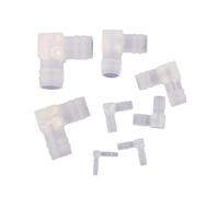 Générique 5~200 connecteurs coudés en PP de 4 à 20 mm. | Raccords de réservoir d'aquarium Joint d'aérateur de pompe à air(6mm,10 Pieces)