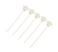Générique 5 Ensemble Remplacement du Diffuseur D'huile Parfum D'ambiance Parfumé Rehausseur De Parfum Arôme Parfum De Rotin Parfums Bâtons De Rotin Huiles D'aromathérapie en Bois Blanche
