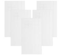 Générique 5 Feuilles D'éponge Adhésive Double Face Blanche pour Scrapbooking, Supports Carrés Pratiques pour Cartes et Invitations