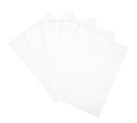 Générique 5 Feuilles Huilées pour Destructeur Papier Electrique, Huile Lubrifiante en Papier Blanc, Nettoyage et Protection des Engrenages, Pack de 5 Pièces