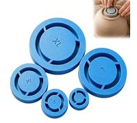 Générique 5 Pack Pottery Foot Ring Tool, Clay Base Aligner for Ceramics
