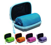 Générique 5 Pack Sports Cooling Towels with Storage Box | Quick Drying Cooling Towel, Breathable Instant Quick Drying Ice Cool Microfibre, for Running, Yoga, Camping, Hiking and Gym Use