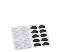 Générique 5 paires de plaquettes nasales antidérapantes en silicone for lunettes, lunettes de vue et lunettes de soleil - Ajustement doux et confortable(White)